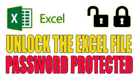 Unlock your password protected Excel files online for FREE!.